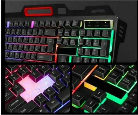 CMK-198 Σετ Gaming Πληκτρολόγιο με RGB φωτισμό & Ποντίκι (Αγγλικό US)