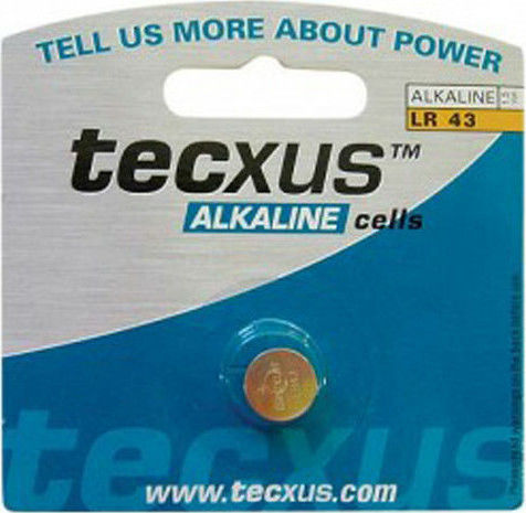 Tecxus Алкален Батерия За часовници LR43 1.5V 1бр