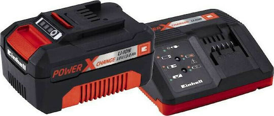 Einhell Σετ Μπαταρίας Λιθίου Χωρητικότητας 2.5Ah 18V με Φορτιστή