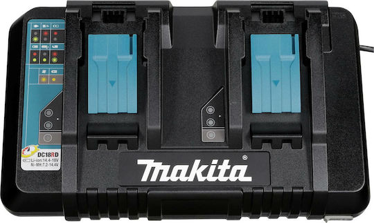 Makita Set 4 Werkzeugbatterien Lithium 18V Kapazität 5Ah mit Ladegerät DC18RD