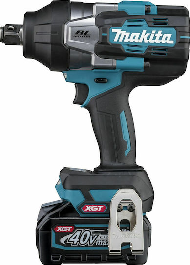 Makita XGT Brushless Impact Wrench Battery 40V 2x4Ah with Socket 3/4"