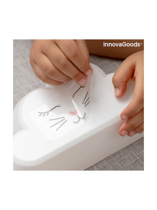 InnovaGoods Led Kids Projector Lamp Rainbow White 18x6x11εκ.