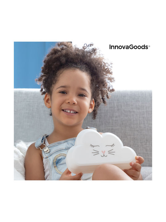 InnovaGoods Led Kids Projector Lamp Rainbow White 18x6x11εκ.