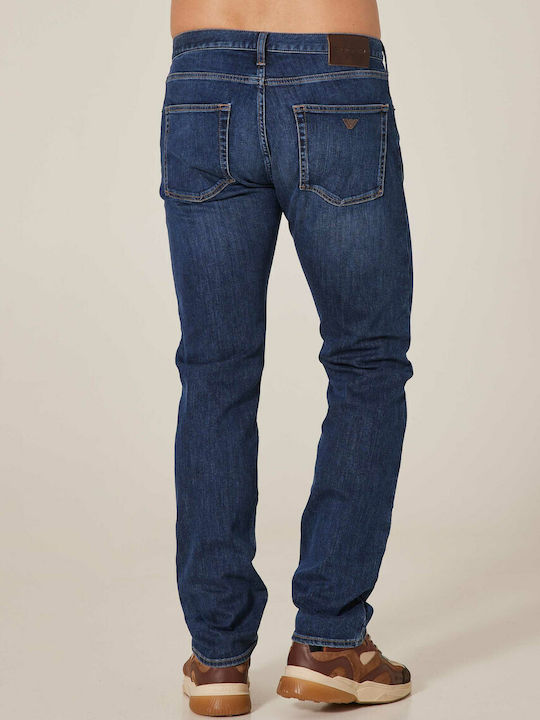 Emporio Armani Ανδρικό Παντελόνι Τζιν Ελαστικό Regular Fit Μπλε Emporio Armani Ανδρικό Παντελόνι Τζιν Ελαστικό Regular Fit Μπλε