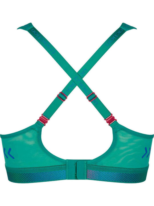 Triaction Cardio Cloud P EX Athletic Athletic Bra with Light Padding without Underwire Green 10205923-6644