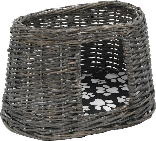 vidaXL Nest Katze Gray 47x34x60cm