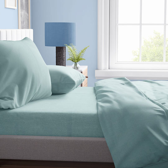 Dimcol Set für Einzelbett 2Stück 160x240cm Solid Aqua