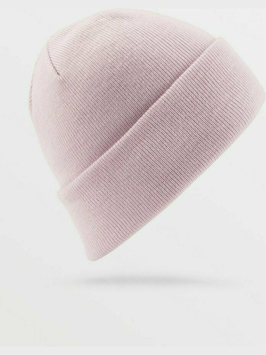 Volcom Favorite Knitted Beanie Cap Hazey Pink