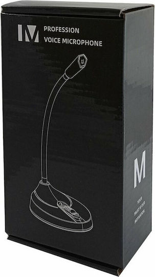 F12 Μικρόφωνο 3.5mm Επιτραπέζιο, Gooseneck