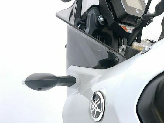 Прозрачна козирка Мотоциклет Протекторни Flaps за Yamaha Десетеро 700 2019-2021 YA018T