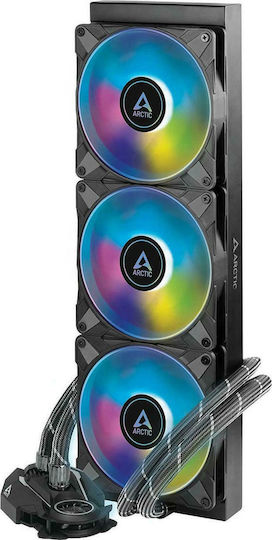 Arctic Liquid Freezer II 420 RGB с RGB Контролер Охлаждане AIO CPU с 3 Вентилатора 140мм