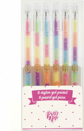 Djeco 6 Pastel Pens Στυλό Gel 6τμχ