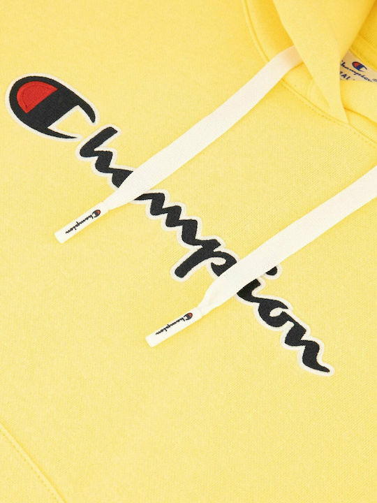 Women's Sweatshirt Hooded Yellow