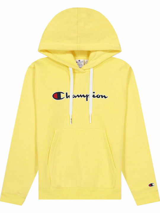 Women's Sweatshirt Hooded Yellow