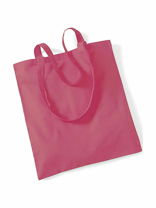 Westford Mill W101 Baumwolle Einkaufstasche in Rosa Farbe