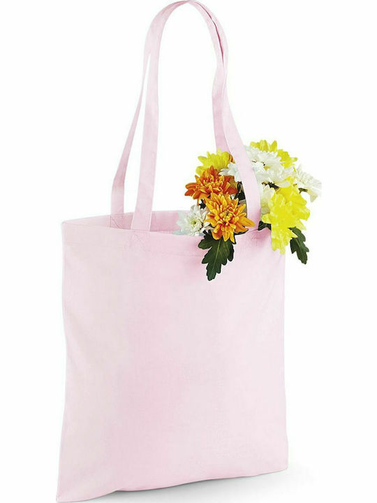 Westford Mill Βαμβακερή Τσάντα για Ψώνια Pastel Pink Westford Mill Βαμβακερή Τσάντα για Ψώνια Pastel Pink