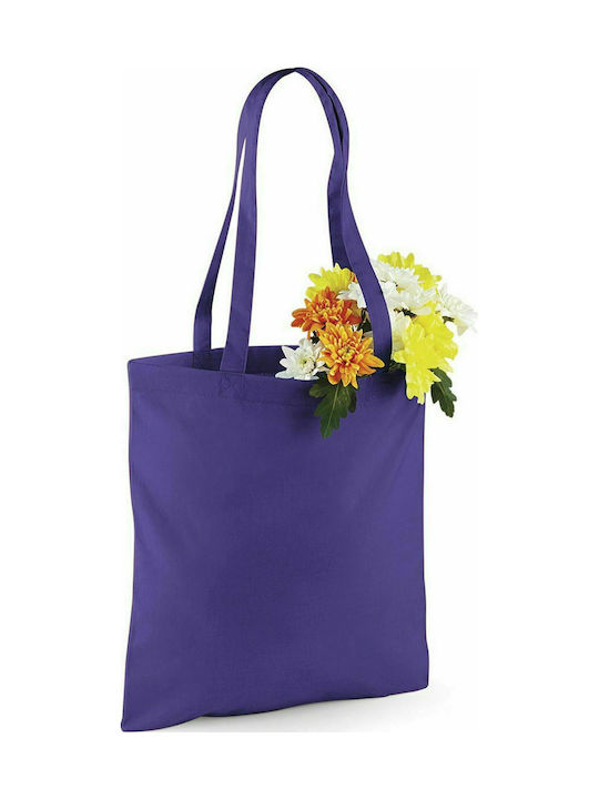 Westford Mill W101 Cotton Shopping Bag Purple