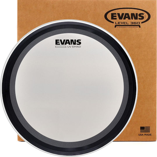 Evans UV EMAD Bass Drumhead for Drums 22"
