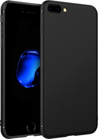 Silicone Back Cover 1.2mm Black iPhone 8/7 Plus
