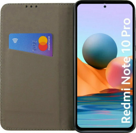 Erbord Book Δερματίνης Κόκκινο (Redmi Note 10 Pro)