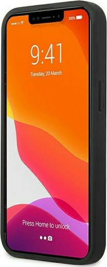 BMW Leather Curve Perforate Back Cover Δερμάτινο / Πλαστικό Κόκκινο (iPhone 13)