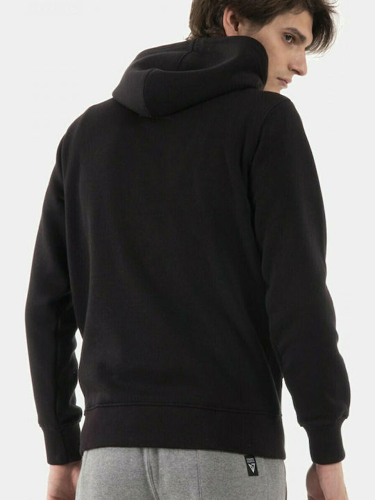 Sweatshirt with Hood Black