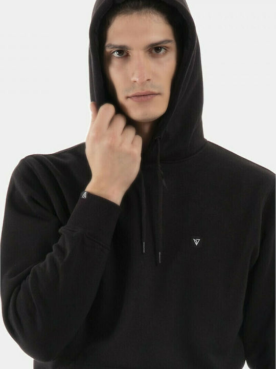Sweatshirt with Hood Black