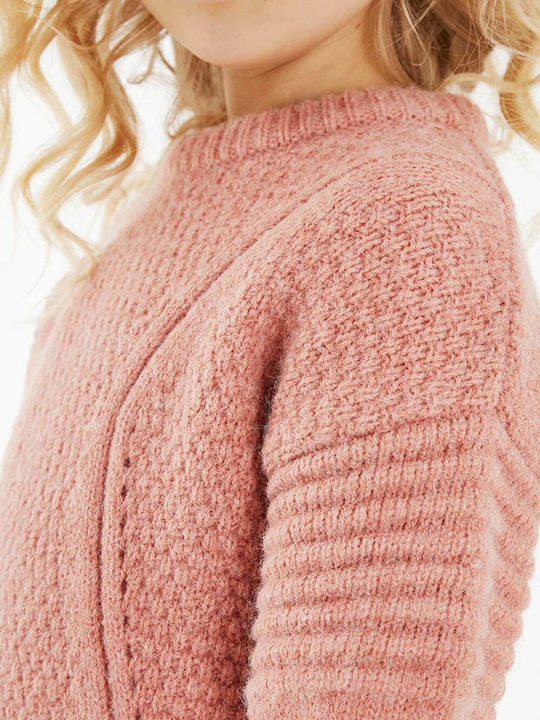 Kinderpullover Langarm Rosa