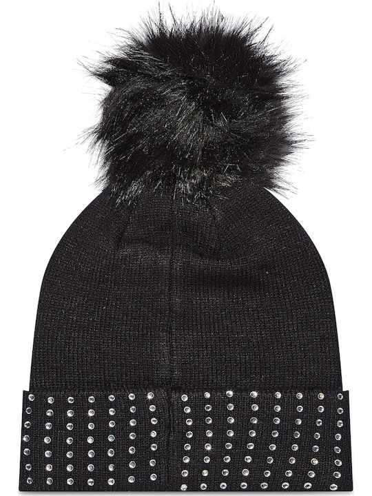Kids Beanie Knitted Black