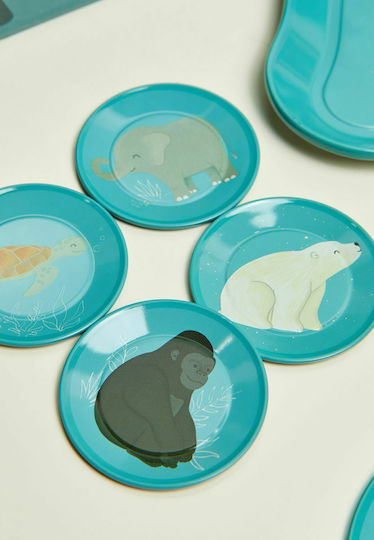 Sass & Belle Tea Set Game Children's Tea Set - Endangered Animals for 3+ years Years