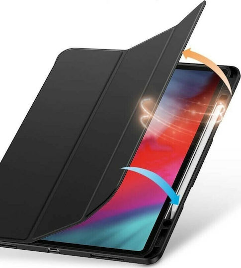 ESR Rebound Pencil Flip Cover Δερματίνης Μαύρο (iPad Pro 2020 12.9")