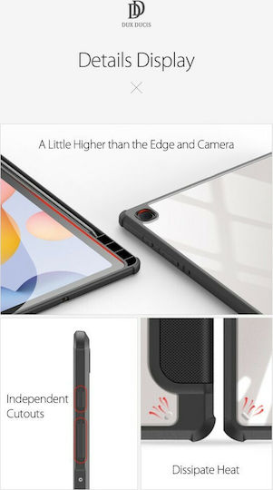 Dux Ducis Toby Armored Klappdeckel Schware (Galaxy Tab S6 Lite 10.4)
