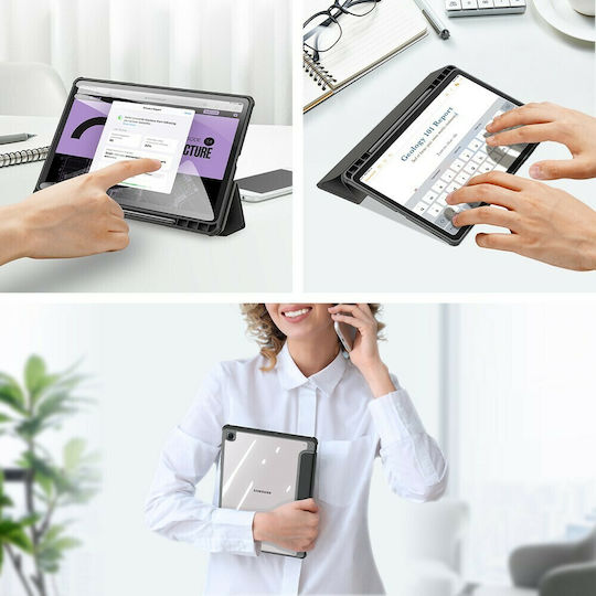 Dux Ducis Toby Armored Klappdeckel Schware (Galaxy Tab S6 Lite 10.4)