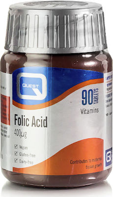 Quest Folic Acid Vitamin 400mcg 90 tabs