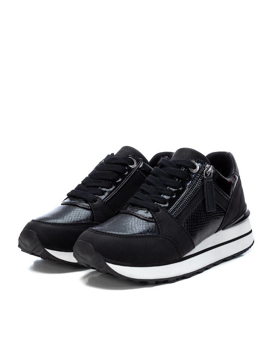 Xti Damen Flatforms Sneakers Negro