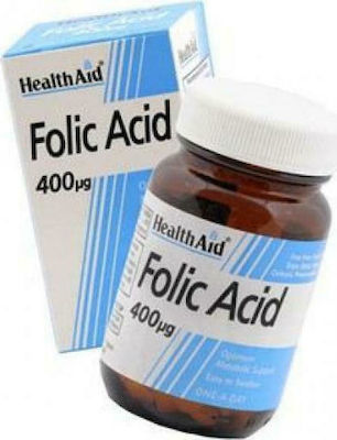 Health Aid Acid Folic Βιταμίνη 400mcg 90 ταμπλέτες