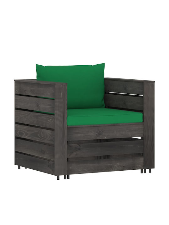 Garden & Outdoor Furniture Sets Living Room Set Pieces Small Balcony Green with Pillows