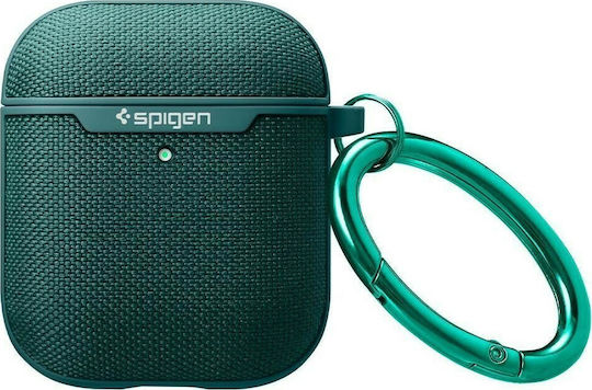Spigen Urban Fit Silicone Case with Keychain Green for Apple AirPods
