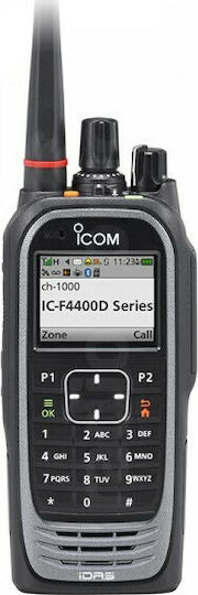 Icom IC-F4400DT UHF/VHF Wireless Transceiver 5W with Color Display Black