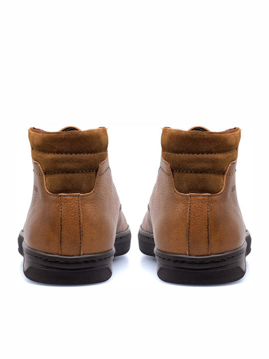 Piele Tabac maro Ghete barbati Anatomic