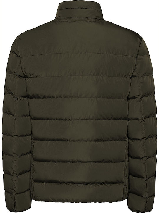 Geox Hilstone Μπουφάν Puffer Χακί