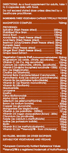 TerraNova Living Multivitamin Man Πολυβιταμίνη για Ενέργεια, Ενίσχυση του Ανοσοποιητικού & τα Μαλλιά 50 φυτικές κάψουλες