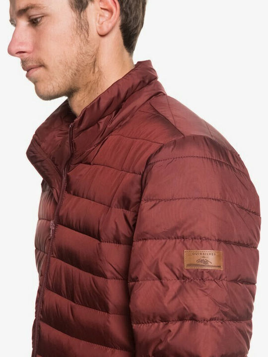 Scaly Winter Jacket Puffer Burgundy