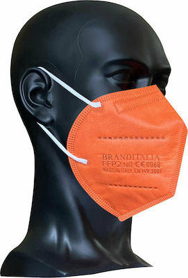 Brand Italia BR150-20 Protective Mask FFP2 Orange 10pcs