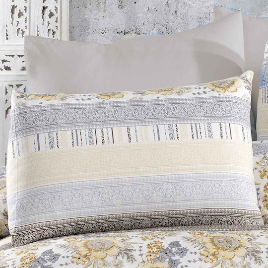 Dimcol Queen 220x240 Rază de soare 370 Gri / Bej Dimcol Queen 220x240 Rază de soare 370 Gri / Bej
