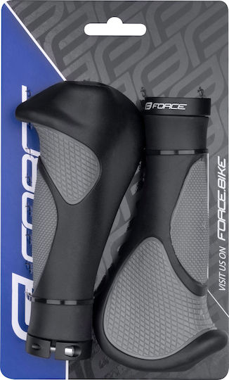 Force 38217 Anatomie Fahrradlenkergriffe σε Schwarz Χρώμα