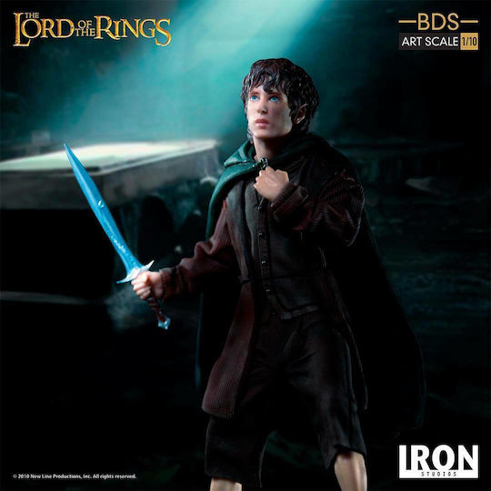 Iron Studios Lord of the Rings Frodo Collectible Figure Height 14cm in Scale 1:10