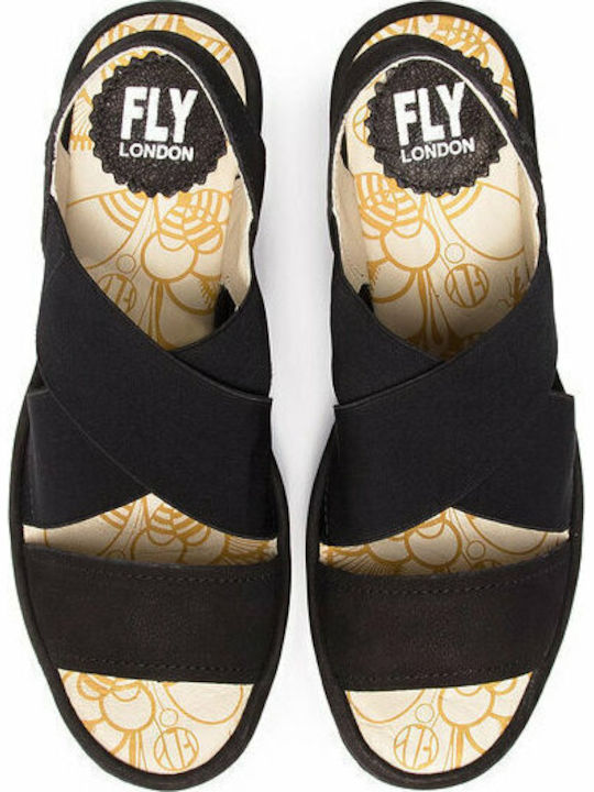 Yajifly Καλοκαιρινές Γυναικείες Πλατφόρμες Μαύρες