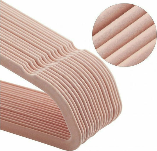 Songmics Κρεμάστρα Ρούχων Ροζ CRF50PK 50τμχ