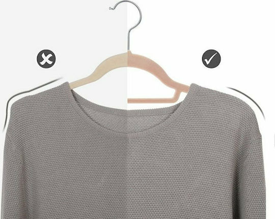 Songmics Κρεμάστρα Ρούχων Ροζ CRF50PK 50τμχ